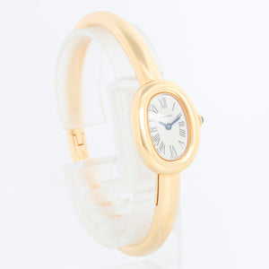 Cartier Baignoire 18K Yellow Gold Watch WGBA0050 Size 17