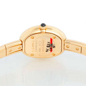 Cartier Baignoire 18K Yellow Gold Watch WGBA0050 Size 17