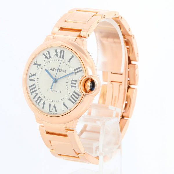 Cartier Ballon Bleu 36mm 18K  Rose Gold Watch WGBB0008 3003