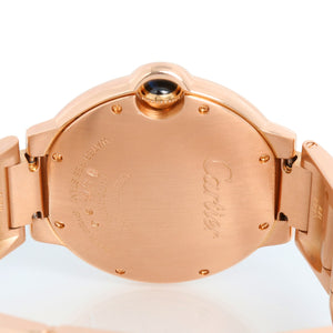 Cartier Ballon Bleu 36mm 18K  Rose Gold Watch WGBB0008 3003