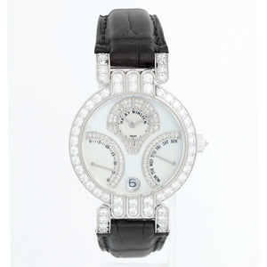Harry Winston Ocean Biretrograde 18K White Gold  Watch