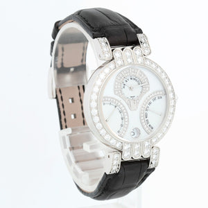 Harry Winston Ocean Biretrograde 18K White Gold  Watch
