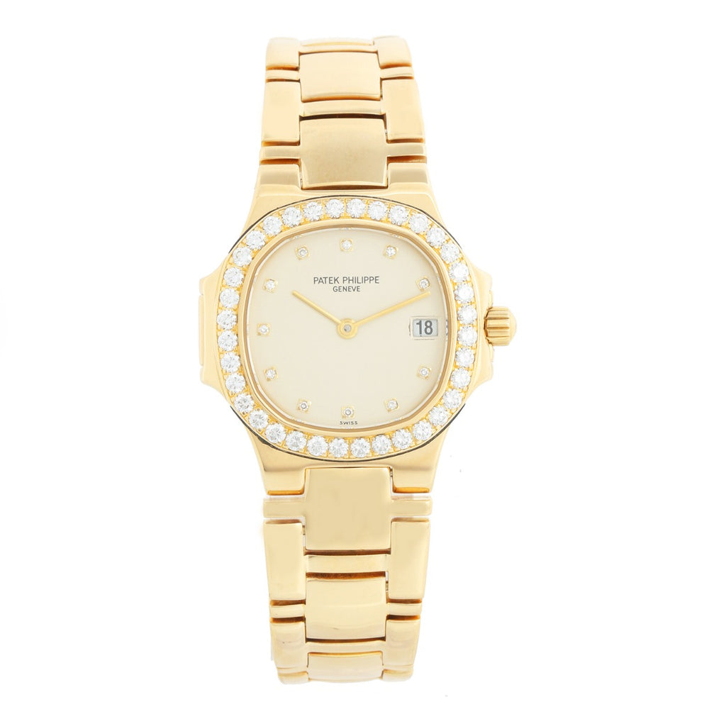 Patek Philippe Nautilus Ladies 18k Yellow Gold Diamond  Watch 4700/530J 001