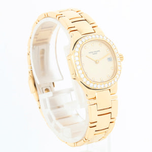 Patek Philippe Nautilus Ladies 18k Yellow Gold Diamond  Watch 4700/530J 001