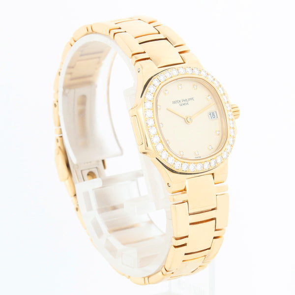 Patek Philippe Nautilus Ladies 18k Yellow Gold Diamond  Watch 4700/530J 001