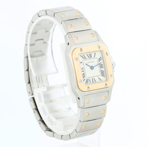 Cartier Santos Ladies 24mm Steel & Gold 2-Tone Watch 1567 W20012C4