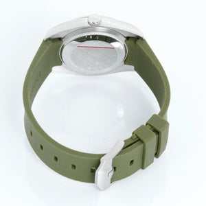 Rolex Oyster Perpetual Stainless Steel  Men's Watch 116000 with Rubber Strap