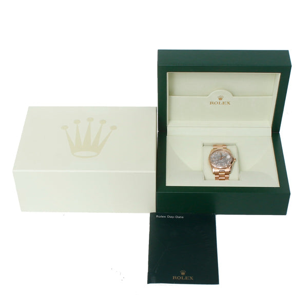 Rolex President Day-Date Meteorite Diamond Dial 118235