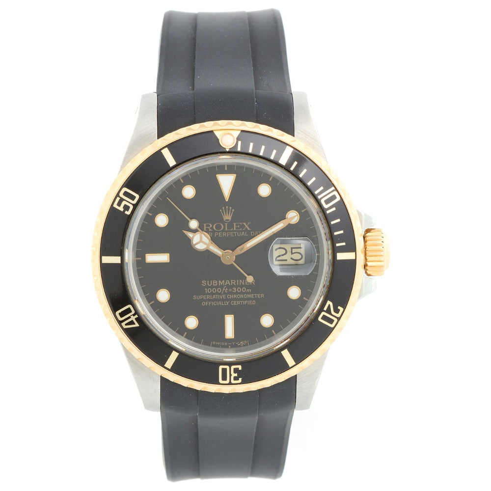 Rolex Submariner 2-Tone Steel & Gold Men's Watch 16803