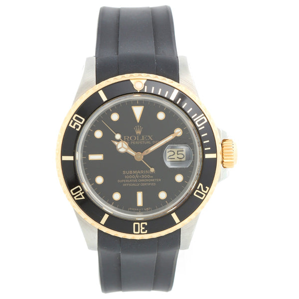 Rolex Submariner 2-Tone Steel & Gold Men's Watch 16803