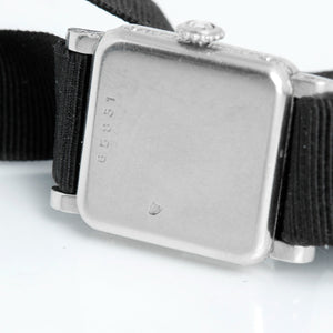 Very Rare & Collectable Cartier Paris Art Deco Platinum Diamond Ladies Watch