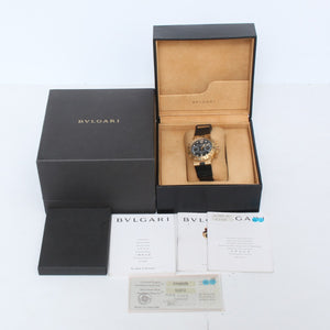 Bvlgari Diagono Scuba Chronograph Men's Yellow Gold Watch SC 38 G