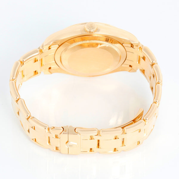 Men's Diamond Rolex Masterpiece / Pearlmaster 18k Yellow Gold Watch 18948
