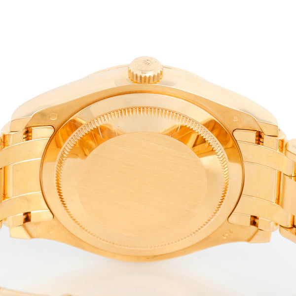 Men's Diamond Rolex Masterpiece / Pearlmaster 18k Yellow Gold Watch 18948