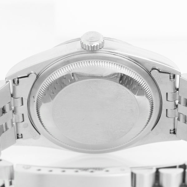 Rolex Datejust Men's Stainless Steel Watch 16234 White Stick Dial