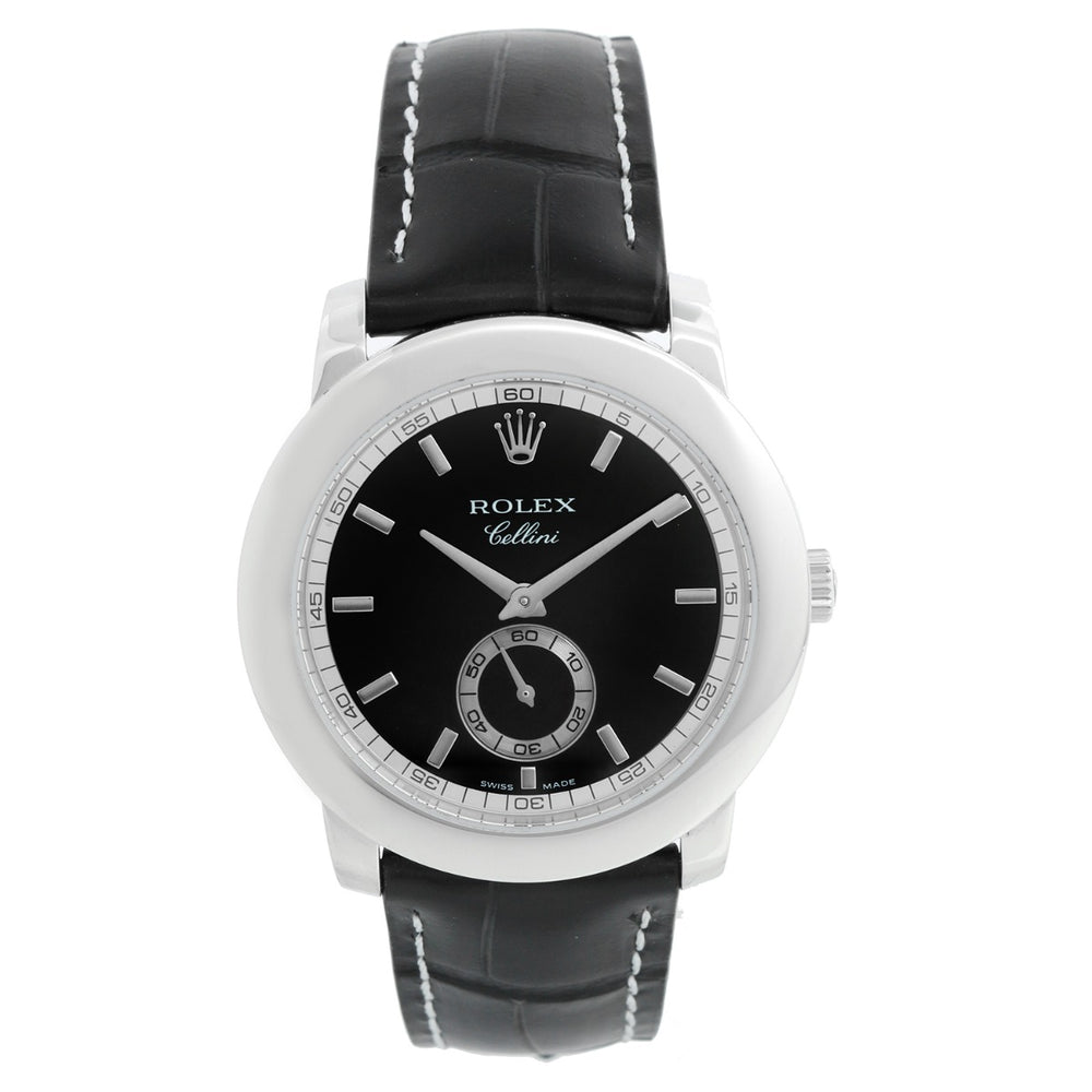 Rolex Cellini Cellinium Men's Platinum Watch with Dial 5241/6