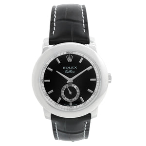 Rolex Cellini Cellinium Men's Platinum Watch with Dial 5241/6