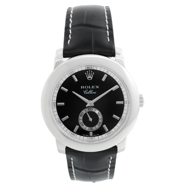 Rolex Cellini Cellinium Men's Platinum Watch with Dial 5241/6