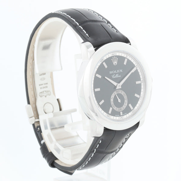 Rolex Cellini Cellinium Men's Platinum Watch with Dial 5241/6