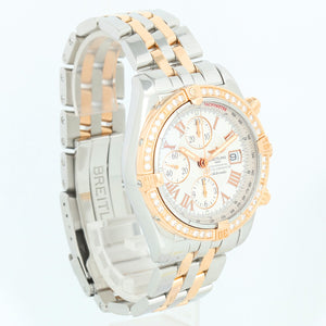 Breitling Chronomat Evolution 2-Tone Diamond Watch C13356