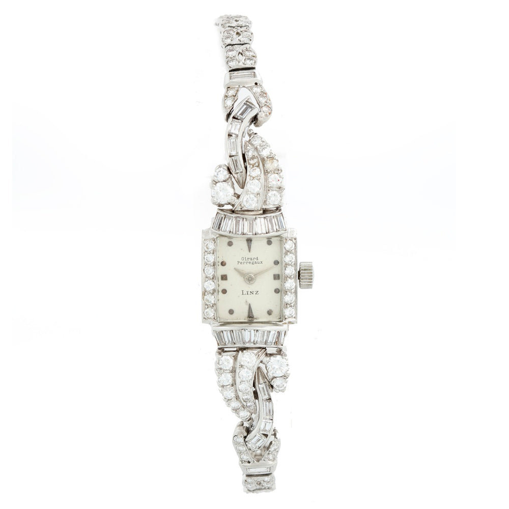 Girard-Perregaux Retailed by Linz Platinum Diamond Watch