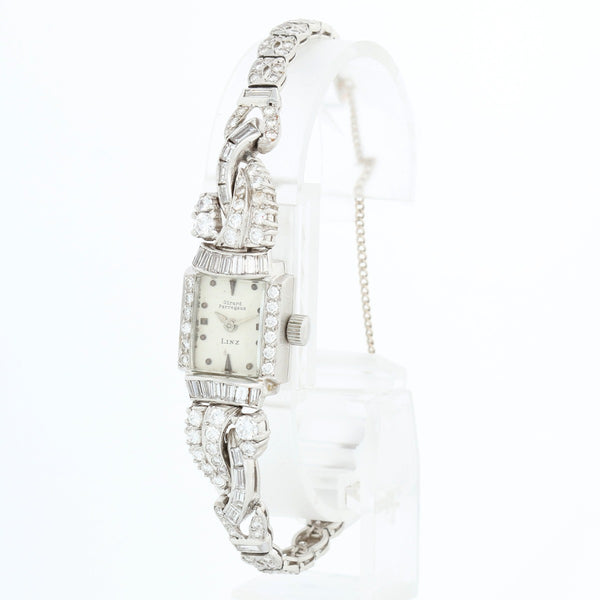 Girard-Perregaux Retailed by Linz Platinum Diamond Watch