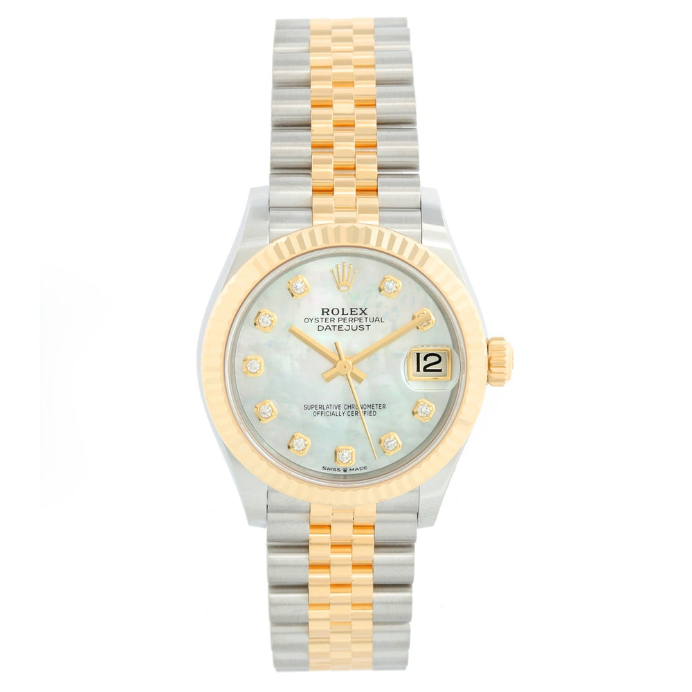 Rolex Datejust Midsize 2-Tone Mother of Pearl Watch 278273