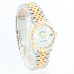 Rolex Datejust Midsize 2-Tone Mother of Pearl Watch 278273