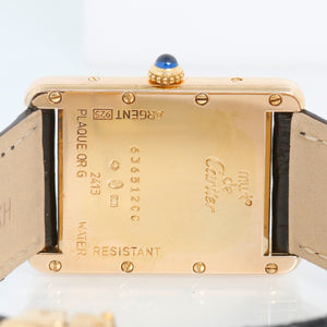 Cartier Must de Cartier Argent Roman Numerals  Quartz Watch Ref. 2413