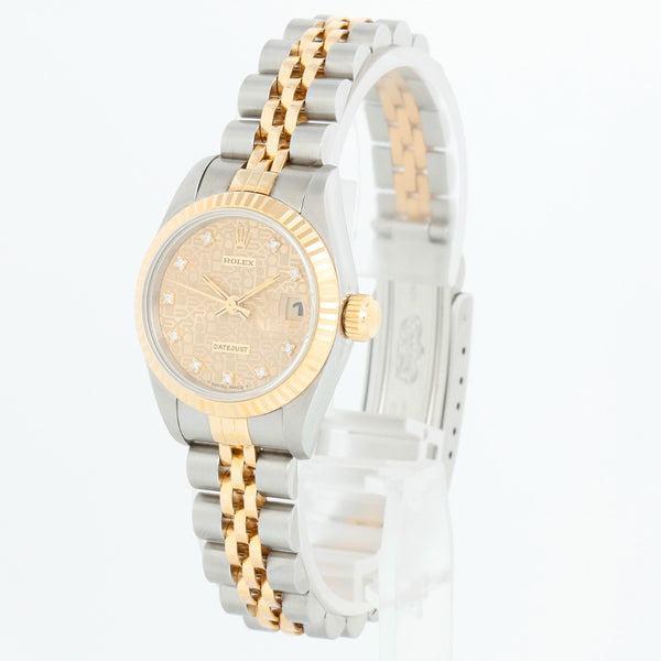 Rolex  Datejust 2-tone Steel & Gold Ladies Watch 69173