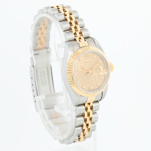 Rolex  Datejust 2-tone Steel & Gold Ladies Watch 69173