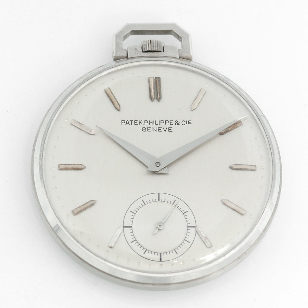 Vintage Patek Philippe Platinum Pocket Watch Ref. 600
