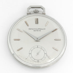 Vintage Patek Philippe Platinum Pocket Watch Ref. 600