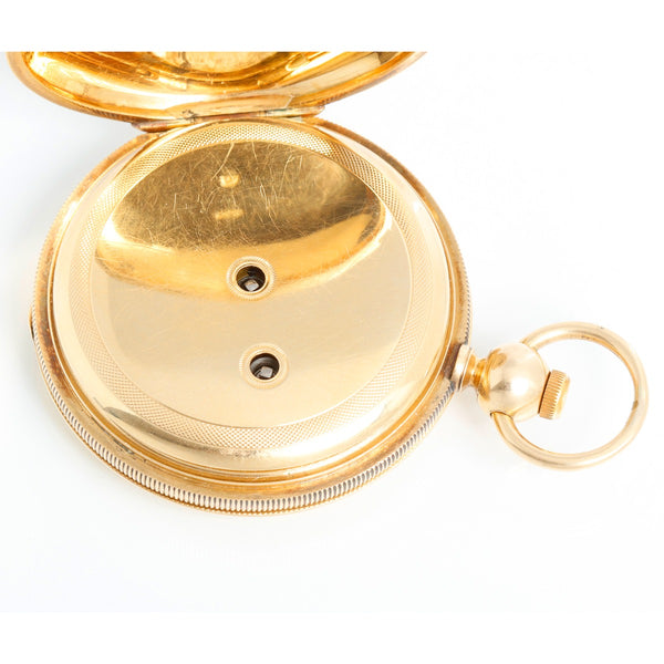 Waltham Presidential Presentation Model 1862 18K Yellow Gold Pocket Watch