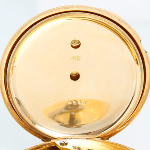 Waltham Presidential Presentation Model 1862 18K Yellow Gold Pocket Watch