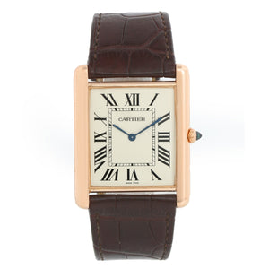 Cartier Tank Louis XL Rose Gold Manual Winding  Men's Watch  W1560017