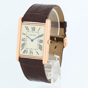 Cartier Tank Louis XL Rose Gold Manual Winding  Men's Watch  W1560017