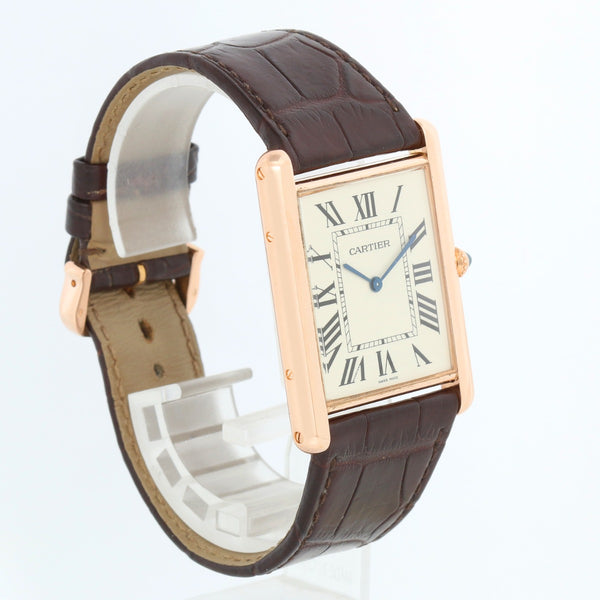 Cartier Tank Louis XL Rose Gold Manual Winding  Men's Watch  W1560017