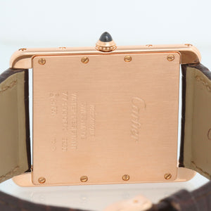 Cartier Tank Louis XL Rose Gold Manual Winding  Men's Watch  W1560017