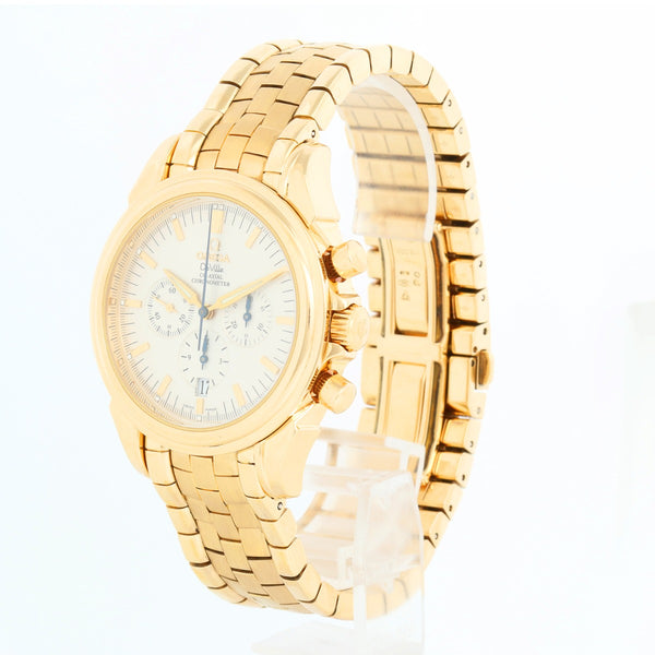 Omega DeVille Men's Yellow Gold  Co-Axial Chronograph Men's Watch  4141.30.00