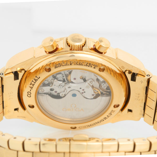 Omega DeVille Men's Yellow Gold  Co-Axial Chronograph Men's Watch  4141.30.00