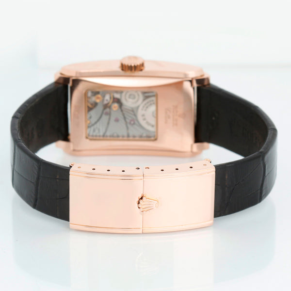 Rolex Cellini Prince 18k Rose Gold Men's Watch 5442