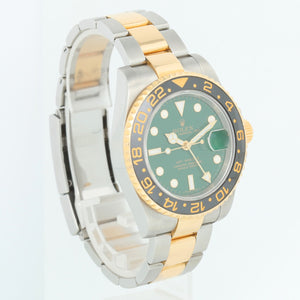 Rolex GMT-Master II 2-Tone Men's Watch with Green Dial  116713