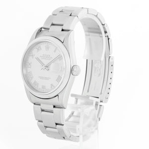 Rolex Datejust Men's Stainless Steel Automatic Watch Smooth Bezel 16200