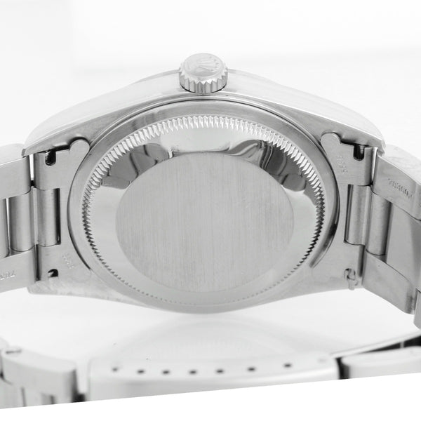 Rolex Datejust Men's Stainless Steel Automatic Watch Smooth Bezel 16200