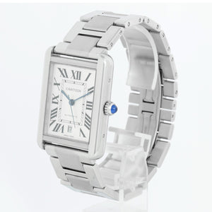 Cartier Men's Extra Large Tank Solo Stainless Steel Watch W5200028 3515