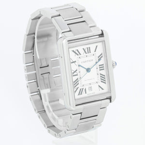 Cartier Men's Extra Large Tank Solo Stainless Steel Watch W5200028 3515