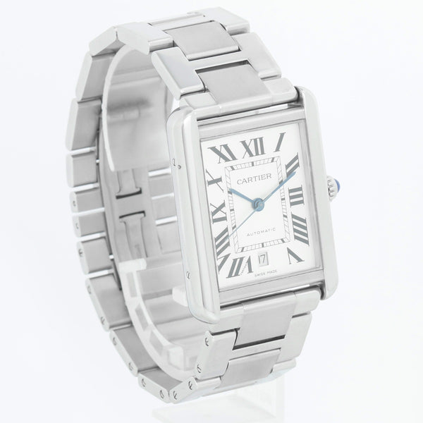 Cartier Men's Extra Large Tank Solo Stainless Steel Watch W5200028 3515