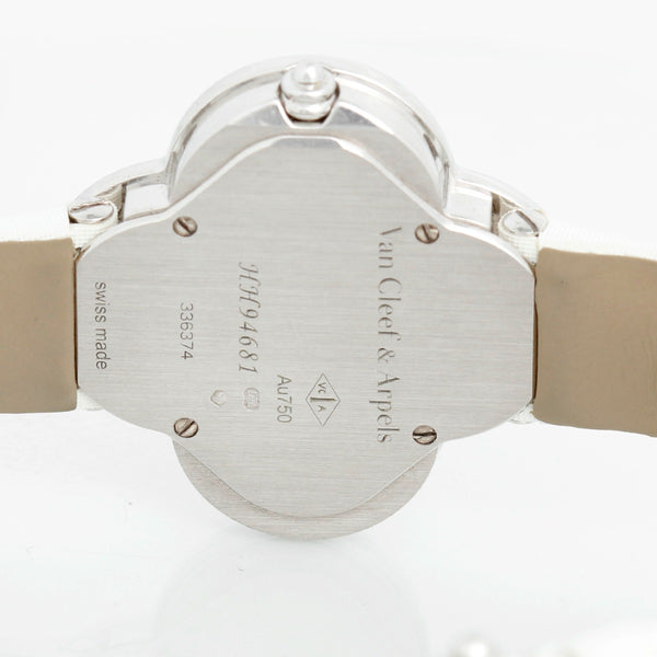 Van Cleef & Arpels Alhambra Medium White Gold Ladies Watch  VCARF52700