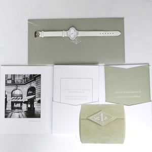 Van Cleef & Arpels Alhambra Medium White Gold Ladies Watch  VCARF52700